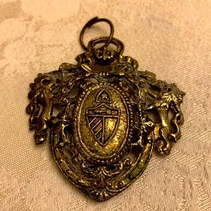 Vintage Coat of Arms Pendant